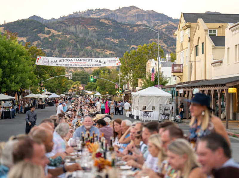 Calistoga Harvest Table people