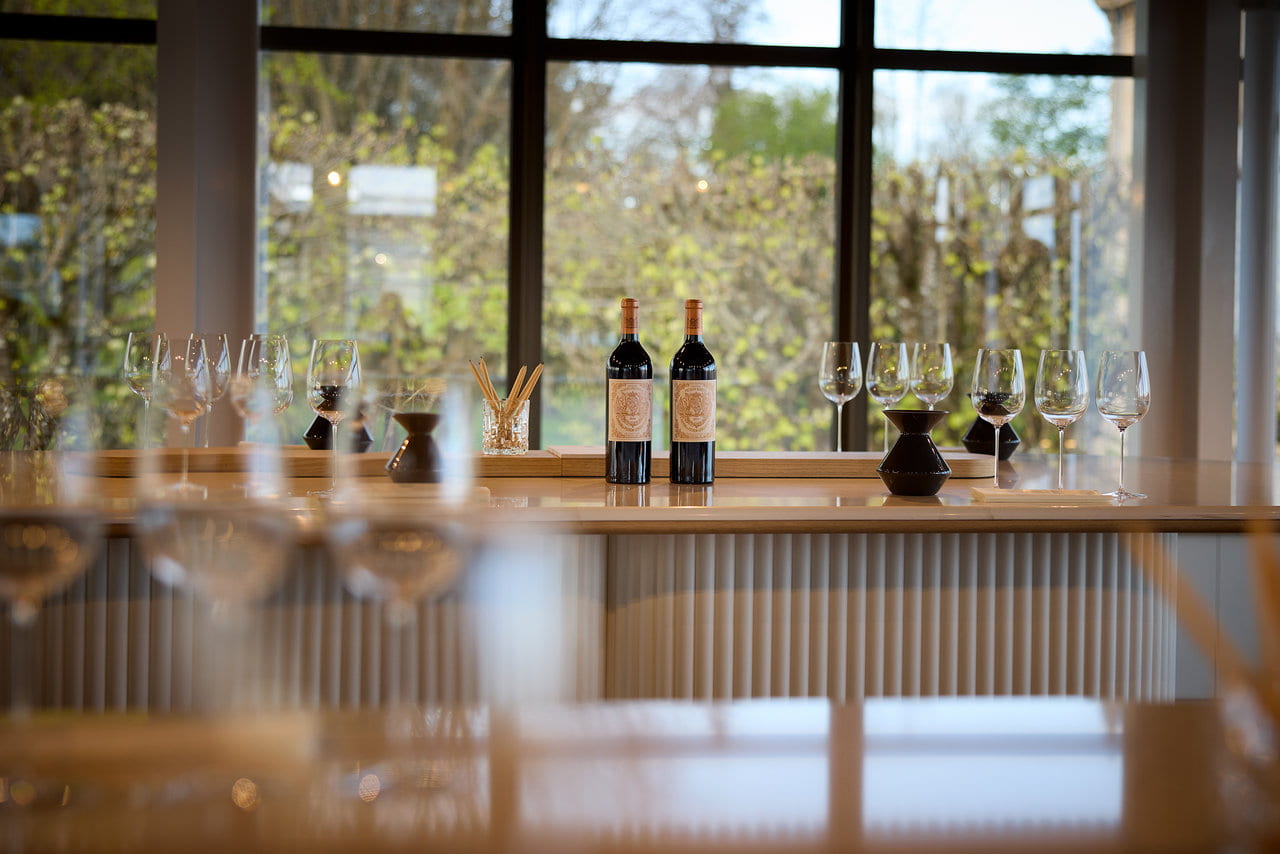 Chateau Pichon Baron testing room